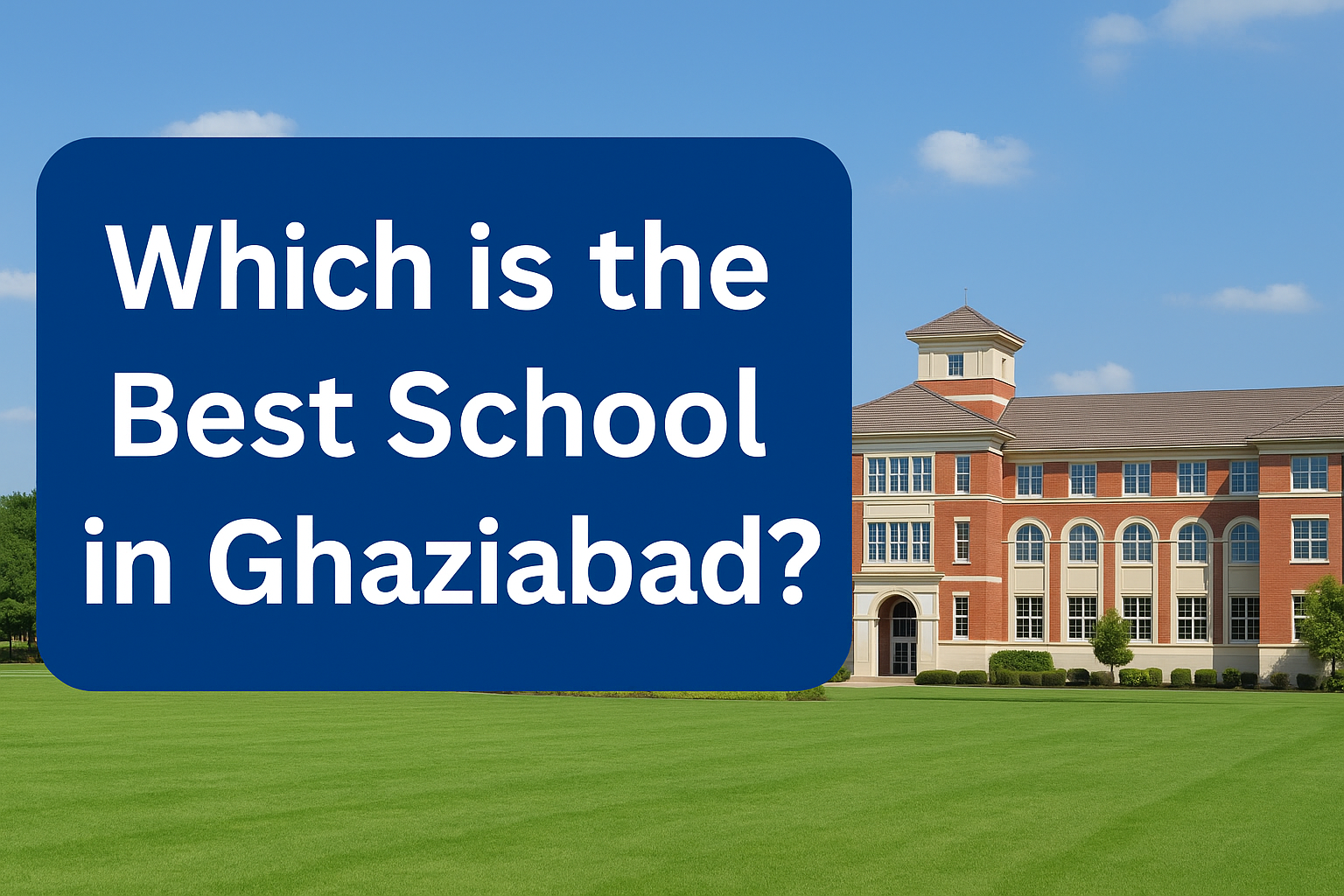 Which is the Best School in Ghaziabad ?