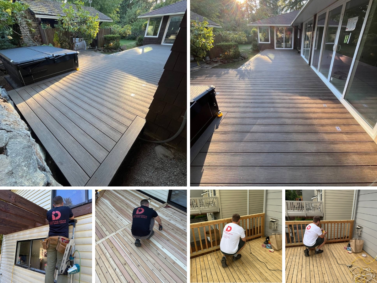 Can A Deck Be Attached To A House Foundation In Medina?