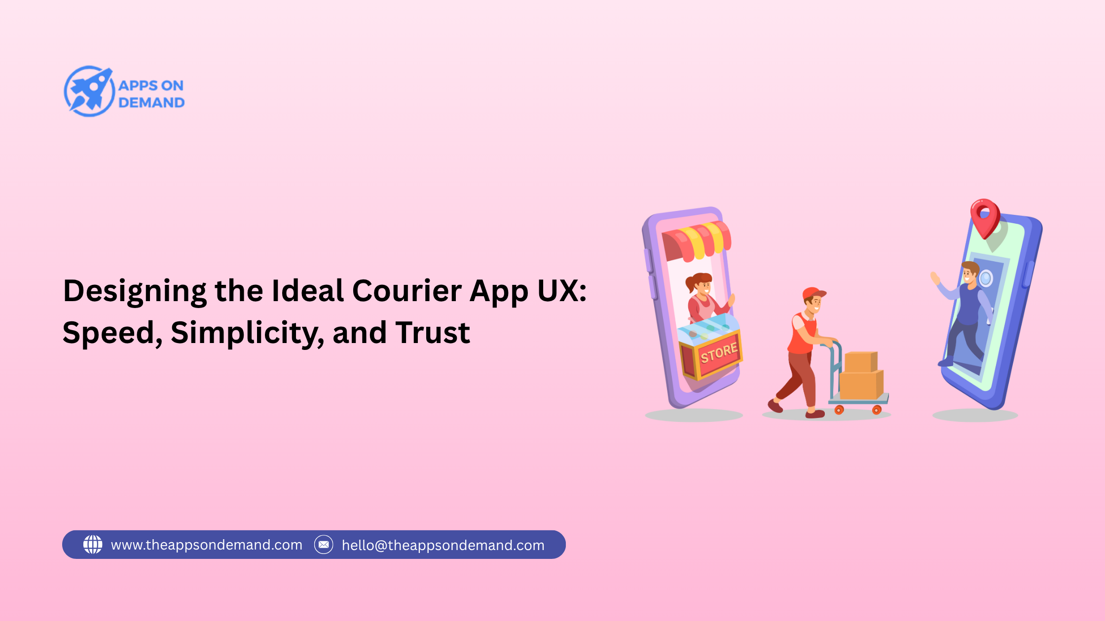Designing the Ideal Courier App UX: Speed, Simplicity, and Trust