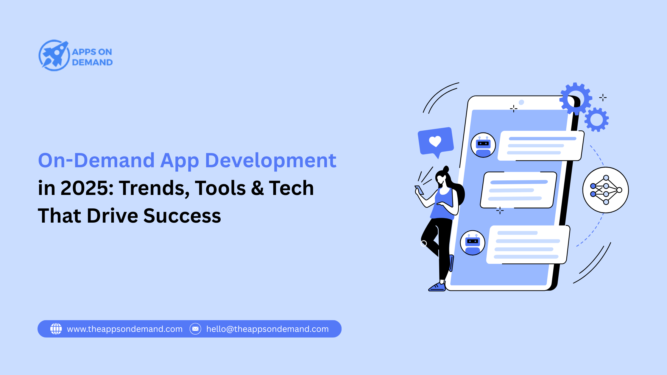 On-Demand App Development in 2025: Trends, Tools & Tech That Drive Success