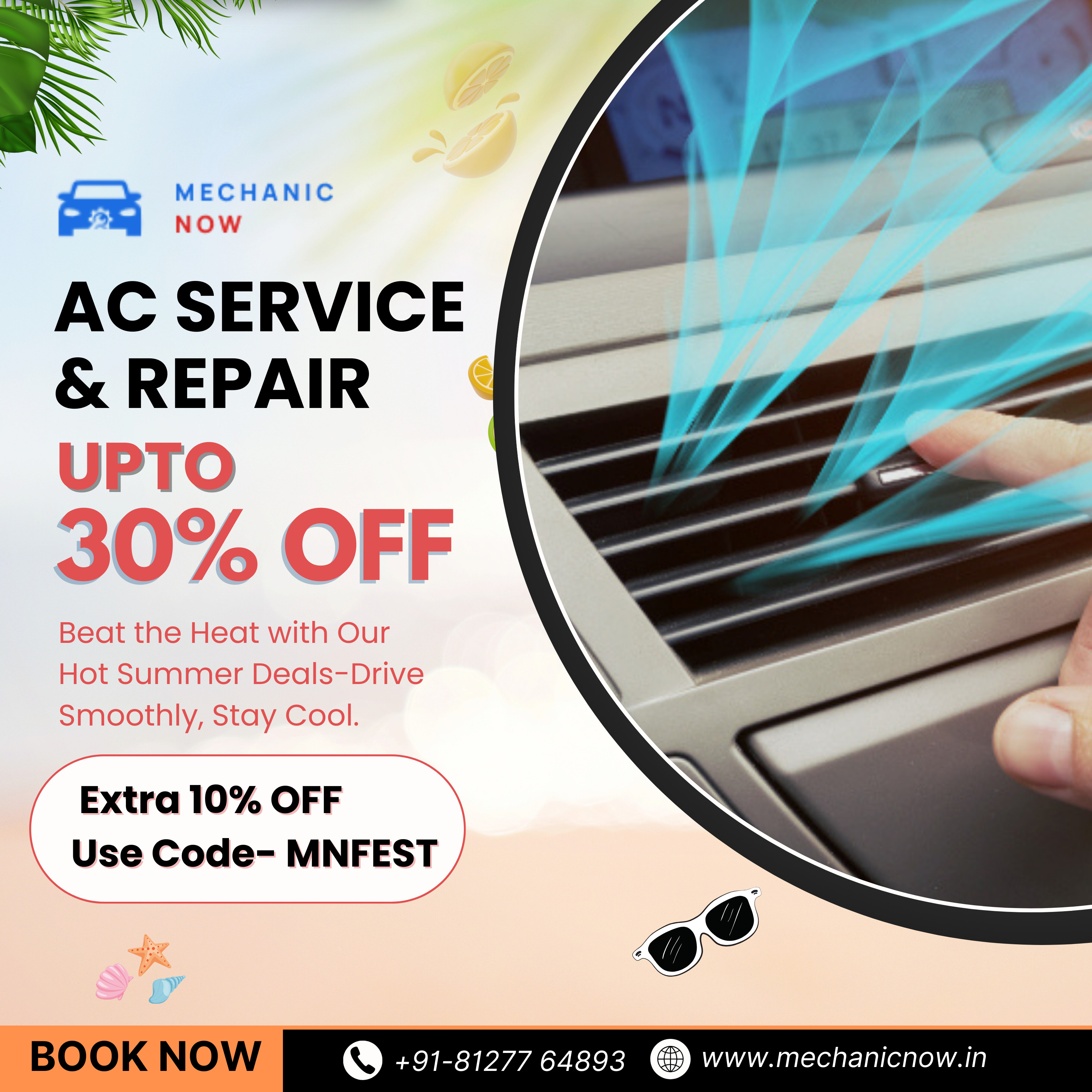 Best 5 Tips for Summer-Ready Car AC Service