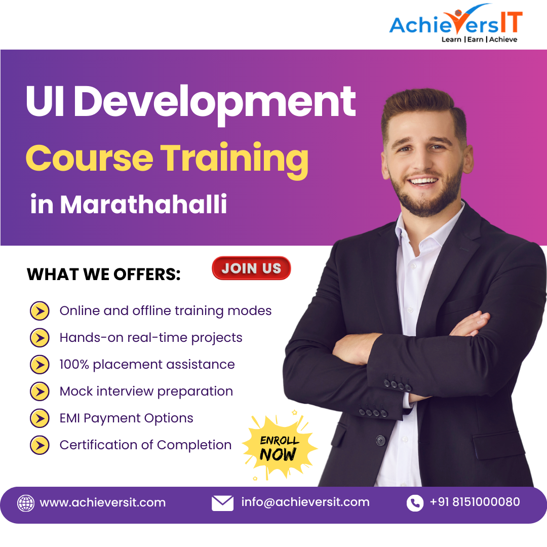 UI Development Course Training in Bangalore - AchieversIT