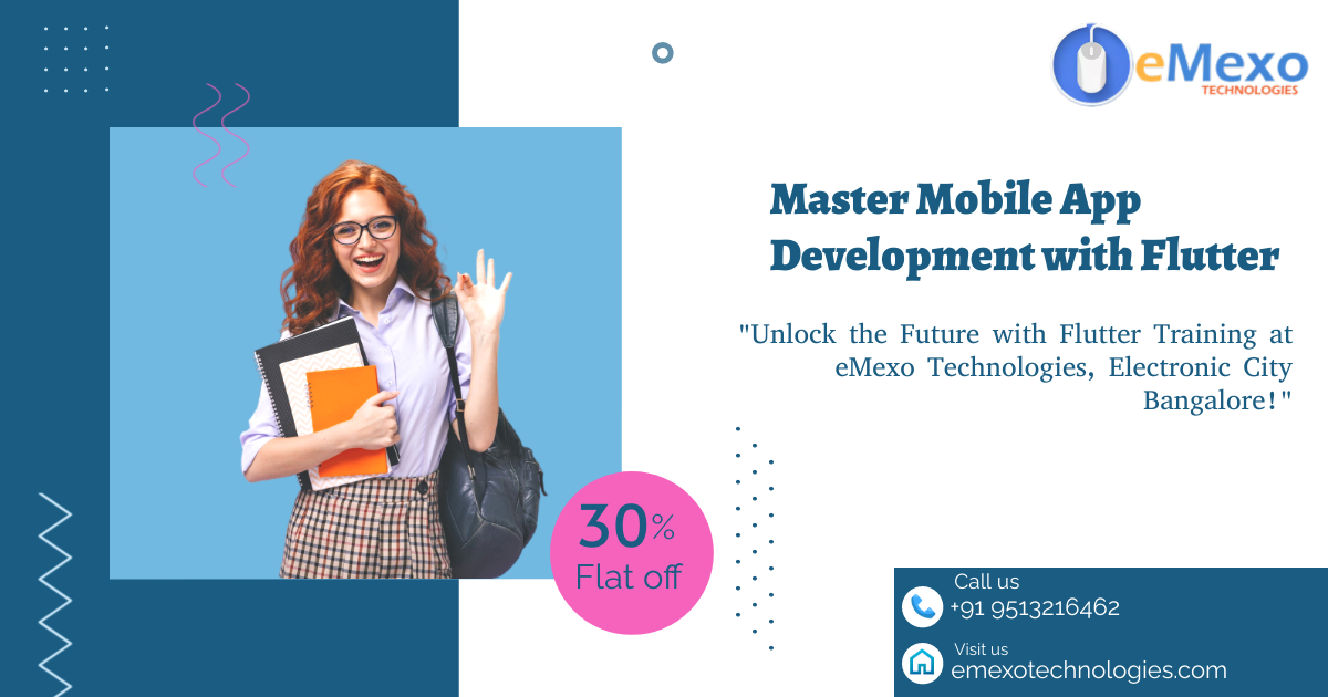 Explore the World of Flutter Development with eMexo Technologies in Electronic City Bangalore