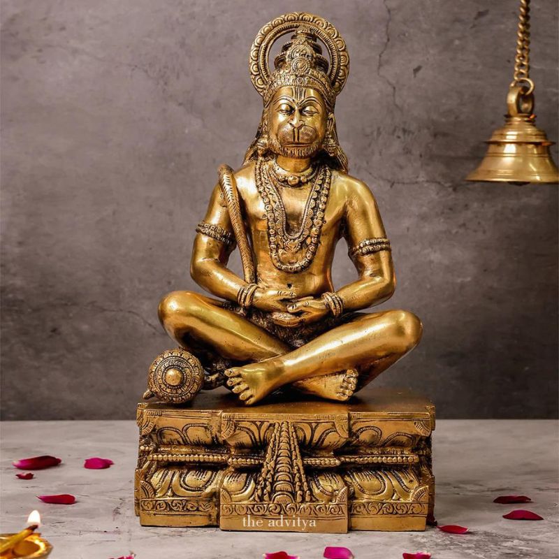 The Symbolism and Significance of Brass Panchmukhi Hanuman