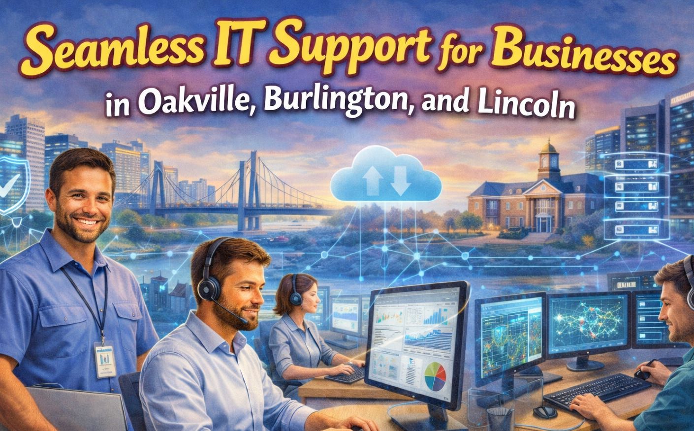 Seamless IT Support for Businesses in Oakville, Burlington, and Lincoln