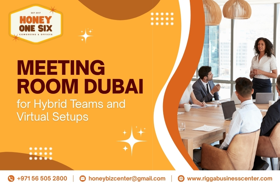 Meeting Room Dubai for Hybrid Teams and Virtual Setups