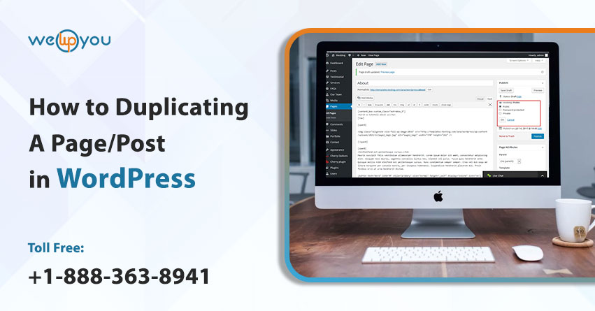 How to duplicate a page in wordpress
