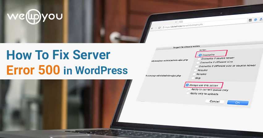 Receiving an internal server error WordPress again?
