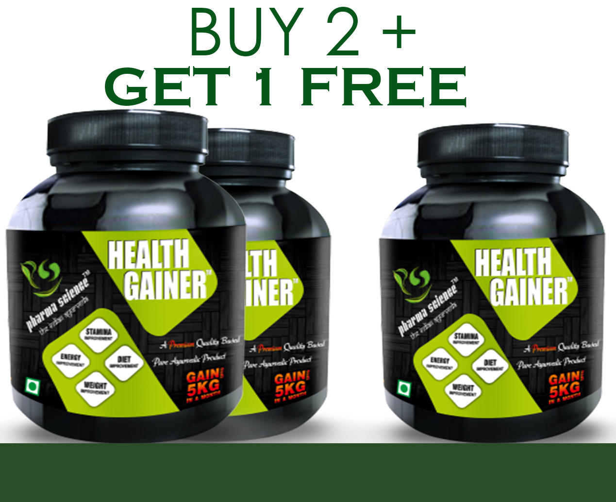 Buy Weight Gainer Supplement Powder- (Buy 2 Get 1 Free)