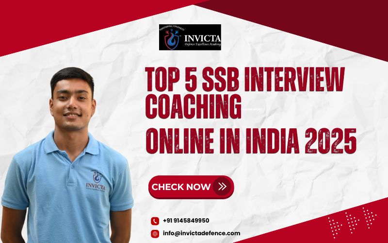 Top 5 SSB Interview Coaching Online In India 2025 