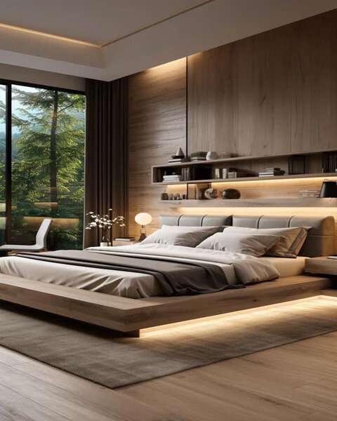 Buy Luxury Wooden Beds Online in Delhi