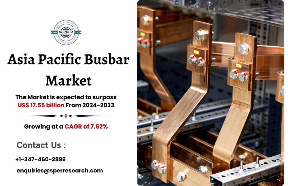 Asia Pacific Busbar Market Growth, Scope, Rising Trends, Revenue, Demands, Future Opportunities and Forecast 2024-2033: SPER Market Research