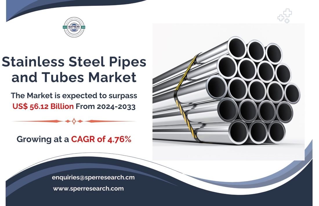 Stainless Steel Pipes And Tubes Market Size and Share, Revenue, CAGR Status, Challenges, Emerging Trends, Business Opportunities and Competitive Analysis 2033: SPER Market Research