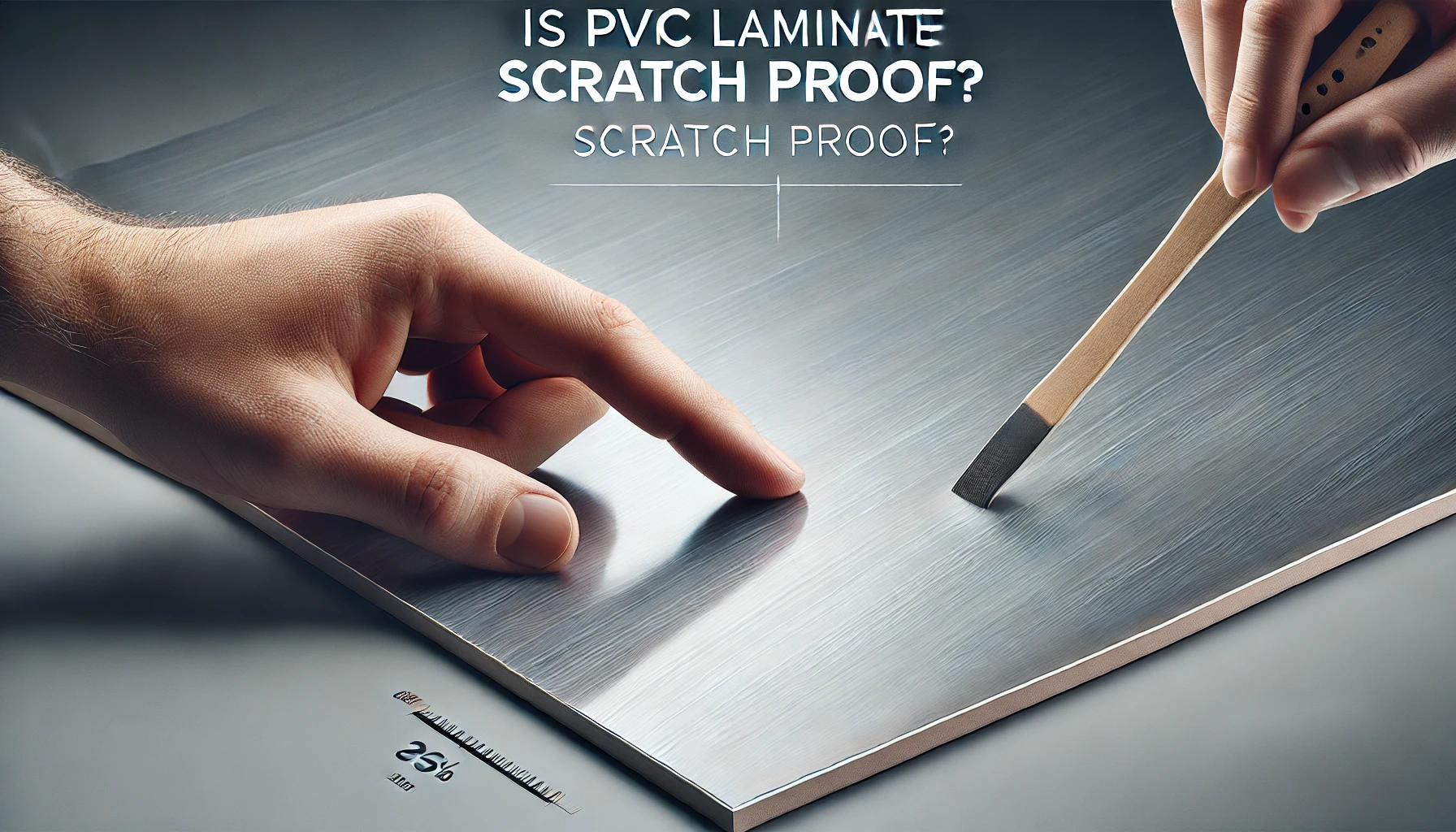 Is PVC Laminate Sheet Scratch Proof?