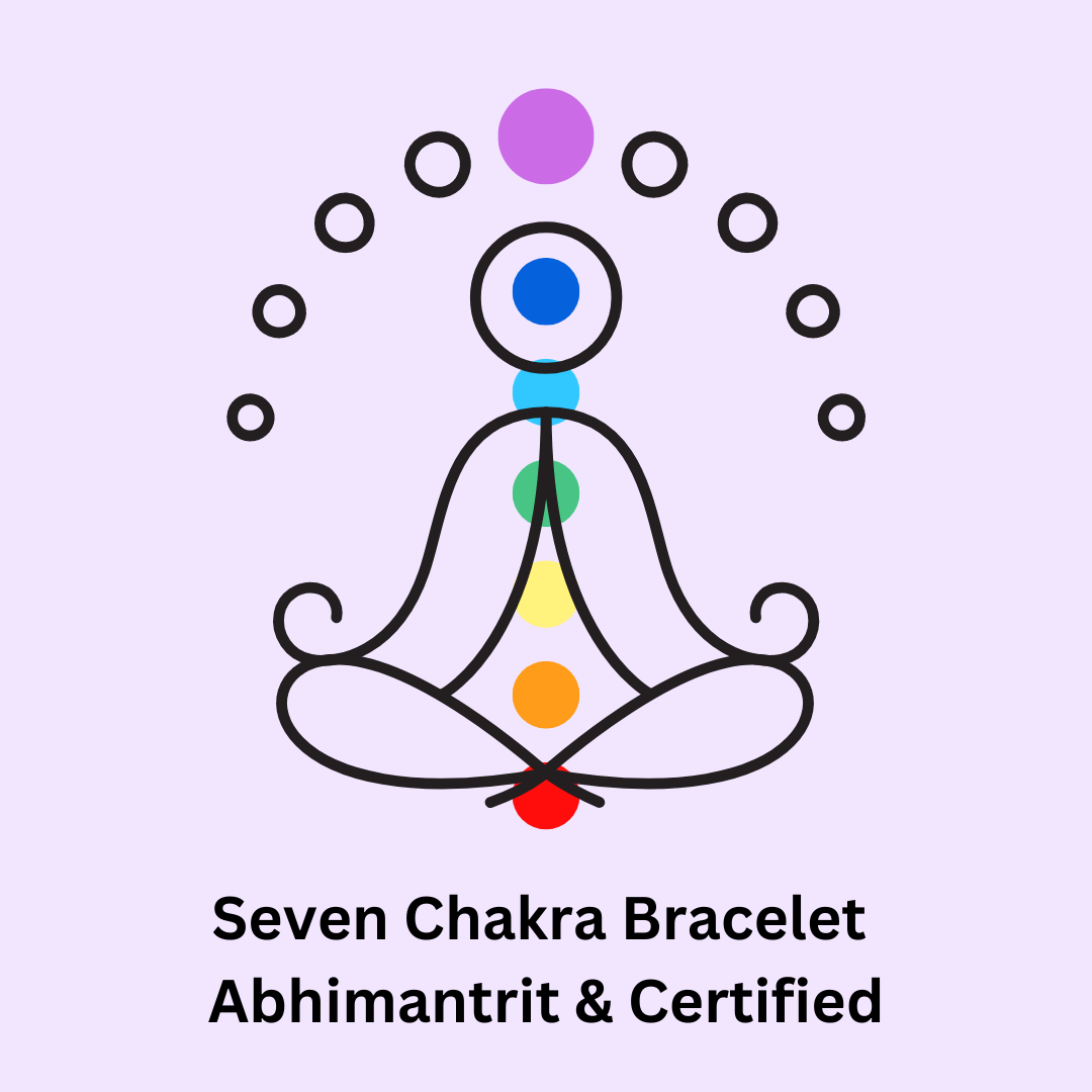 Unlocking Your Potential: The Energizing Effect of a Seven Chakra Bracelet - Abhimantrit & Certified