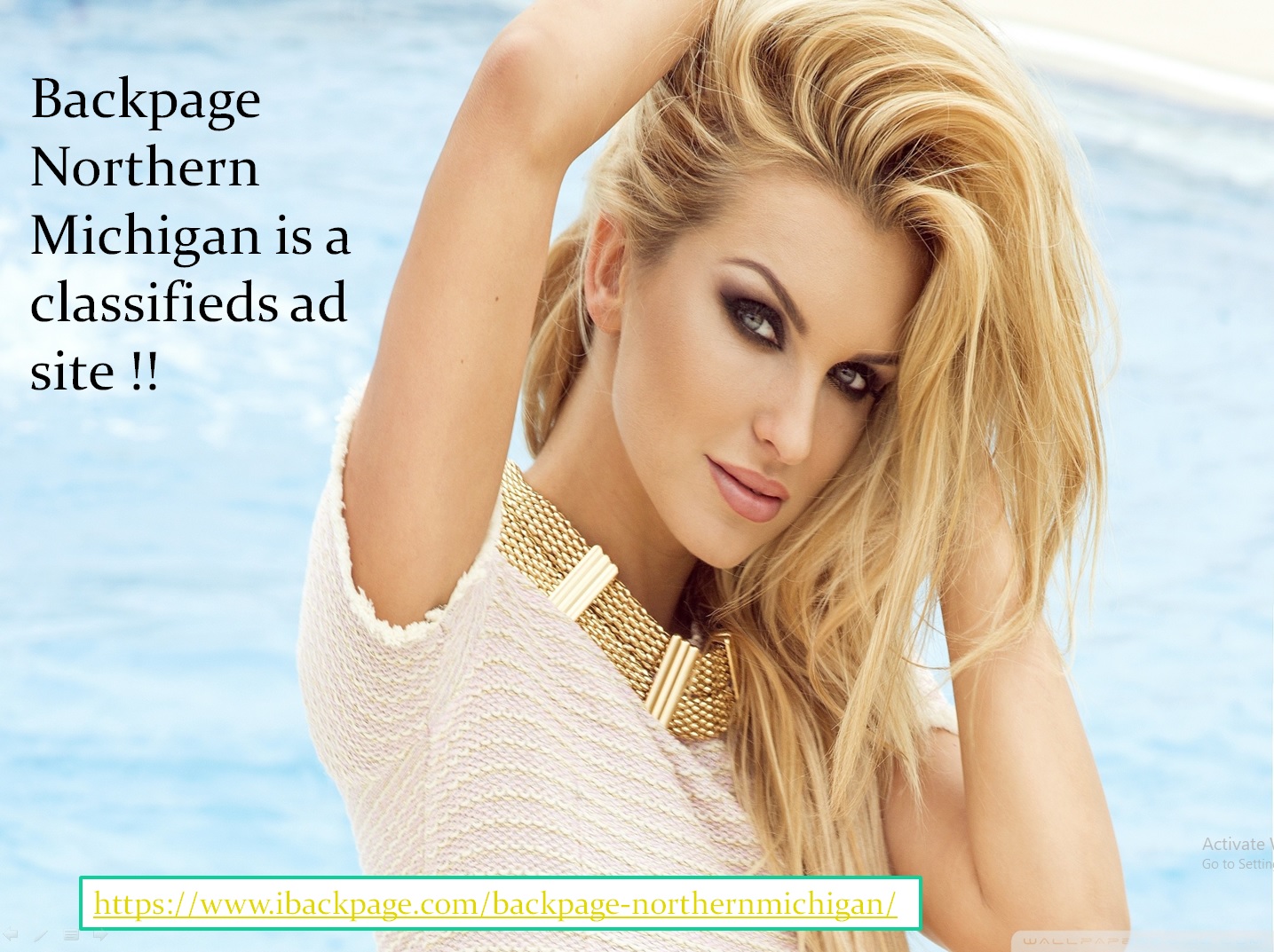 Backpage Northern Michigan is a classifieds ad site !!