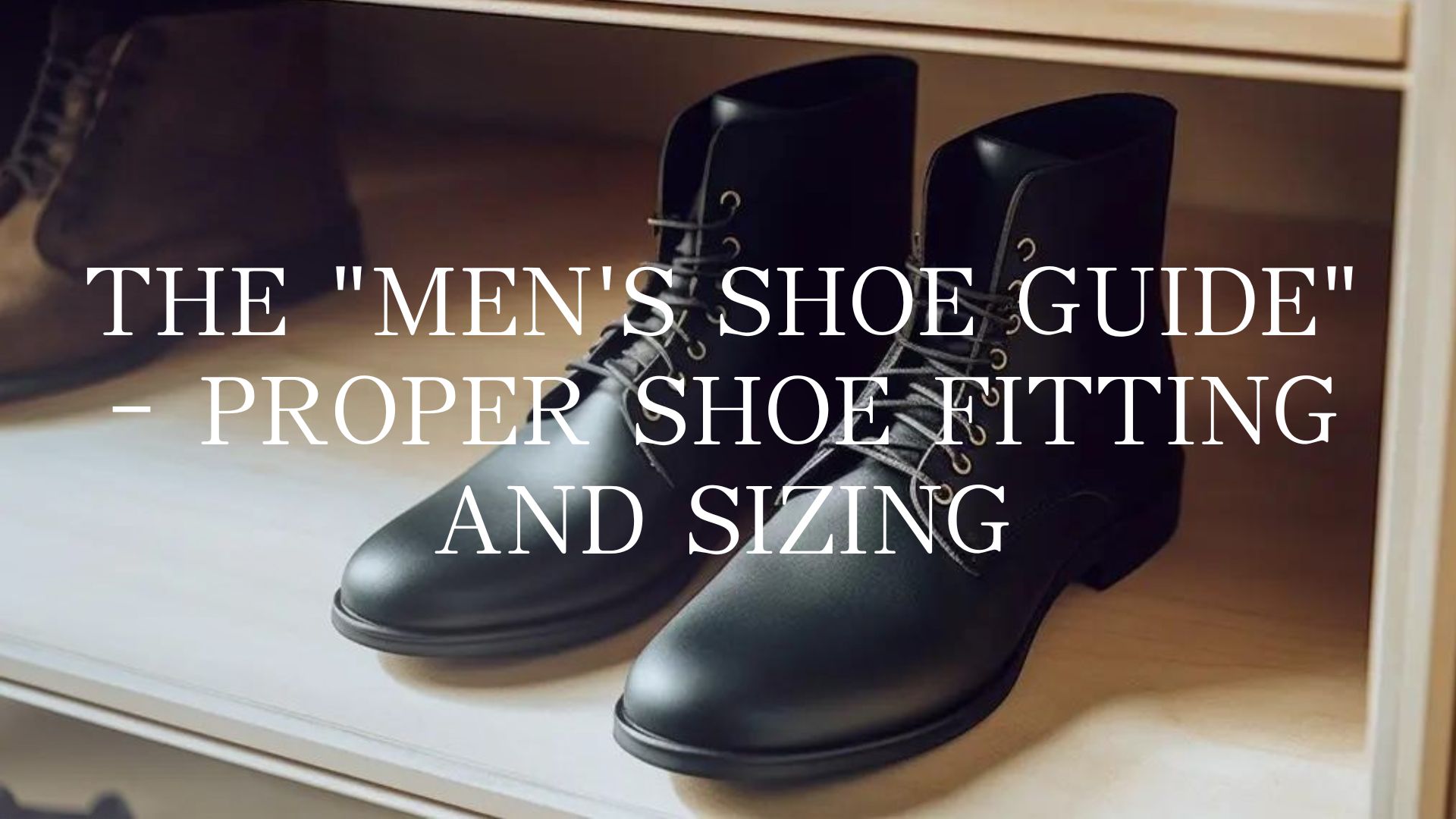 The "Men's Shoe Guide" - Proper Shoe Fitting and Sizing