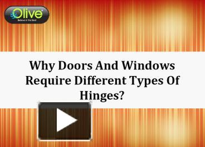 Few factors that have to be checked before finalizing a hinge