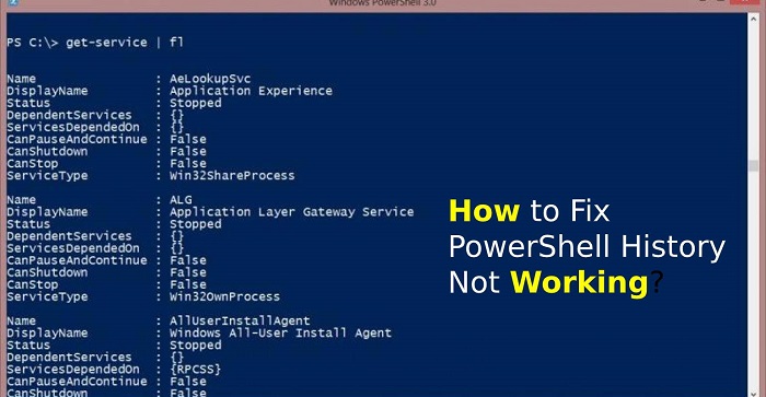 How to Fix PowerShell History Not Working?