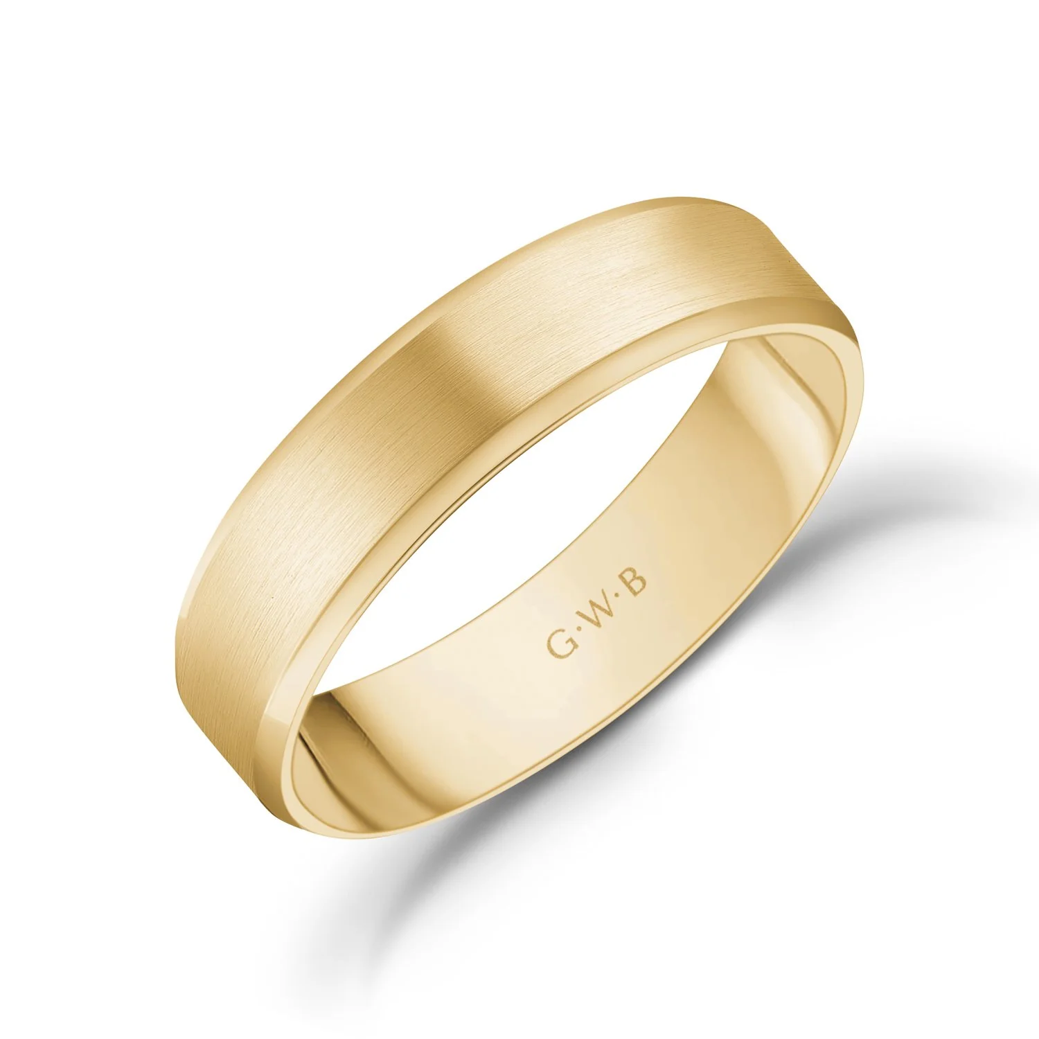 Discover Elegance: Men's Rose Gold and White Gold Wedding Bands by GW Bands