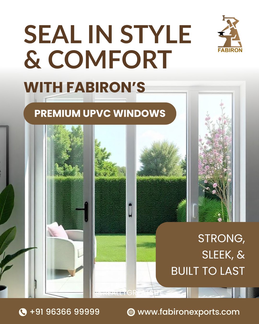Best uPVC Windows Manufacturers in Jaipur | Fabiron Exports – Premium Quality and Trusted Performance
