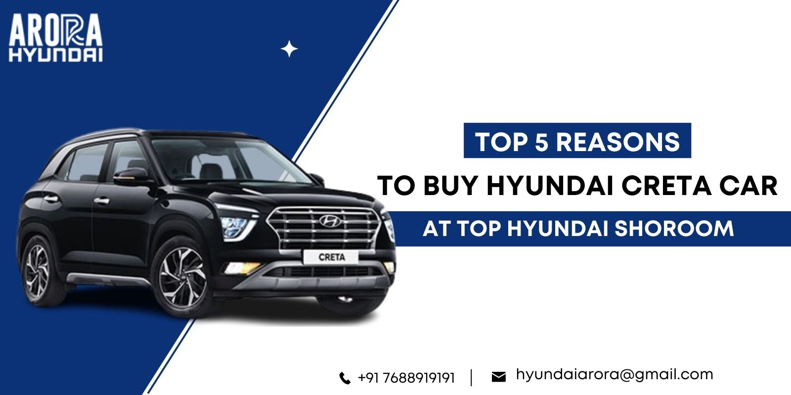 Top 5 Reasons To Buy Hyundai New Creta Car at Best Hyundai Showroom 