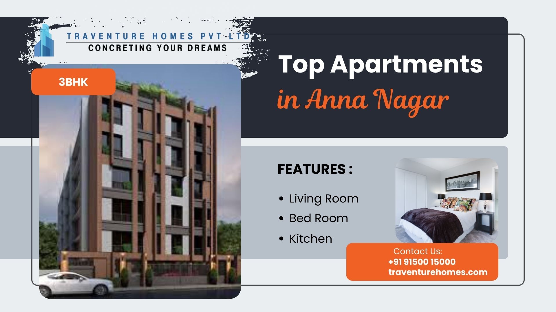 Top Apartments in Anna Nagar - Traventure Homes