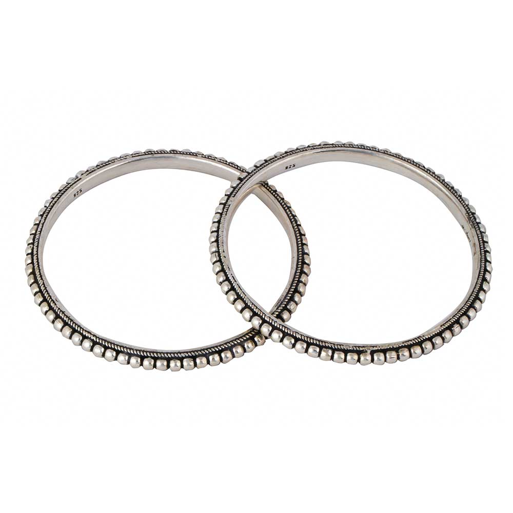 Latest designs of silver bangles