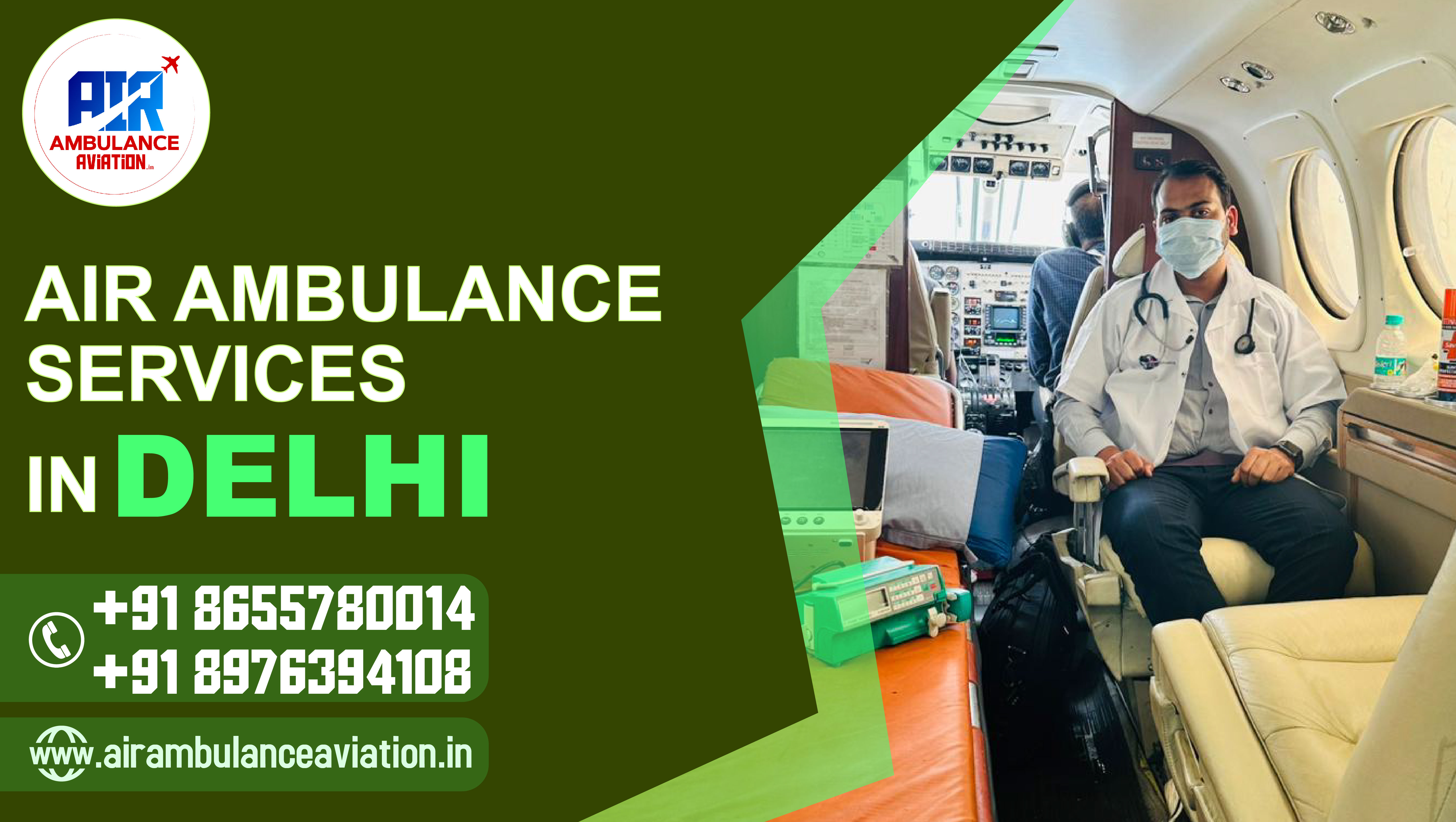 Emergency Air Ambulance Service in Delhi | Charter Air Ambulance from Delhi Cost
