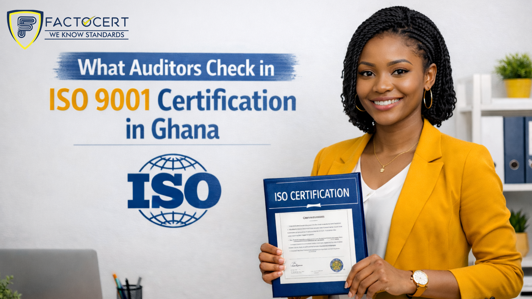 Who does the process of ISO 9001 Certification in Ghana?