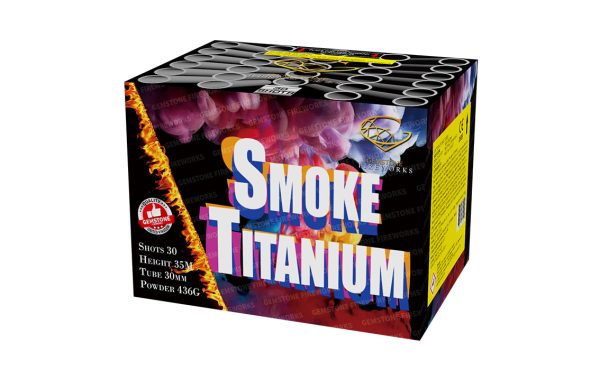 Smoke Titanium Fireworks Lighting Up Manchester's Skies