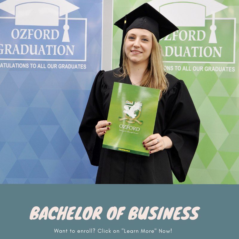Bachelor of Business Accounting - Ozford Australia
