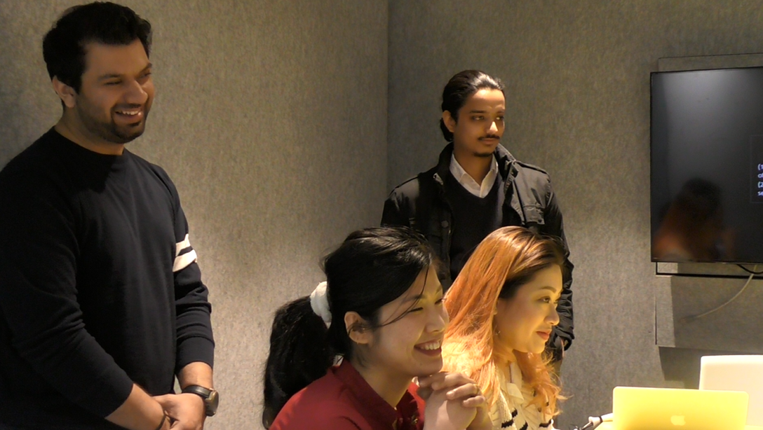 Student success! Presentations impress Internship partners