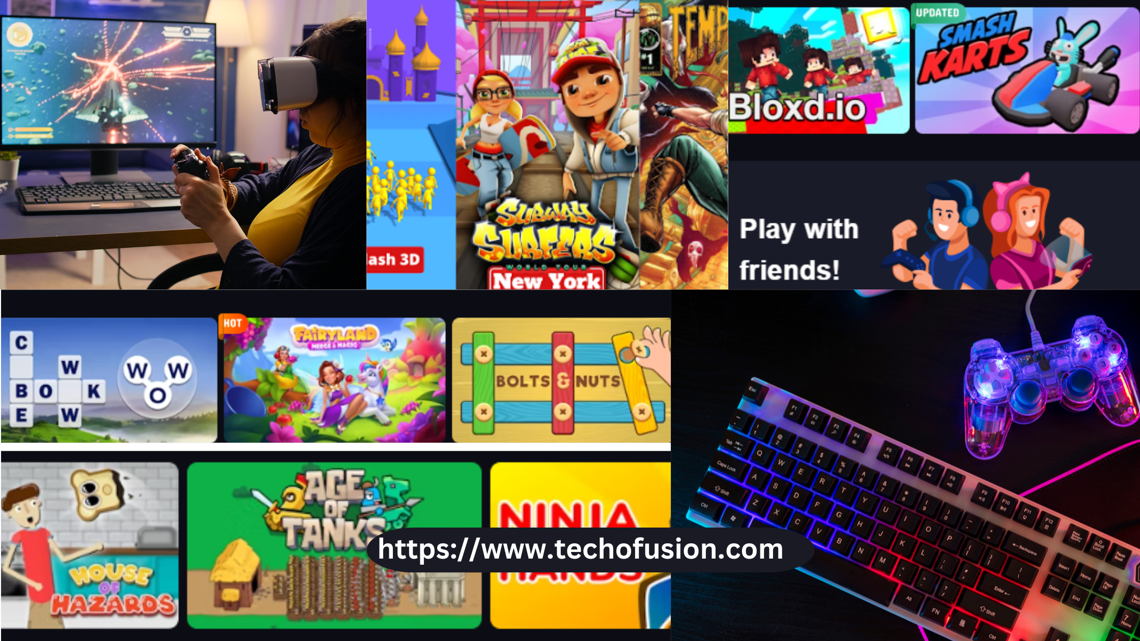 Online games play in free time 