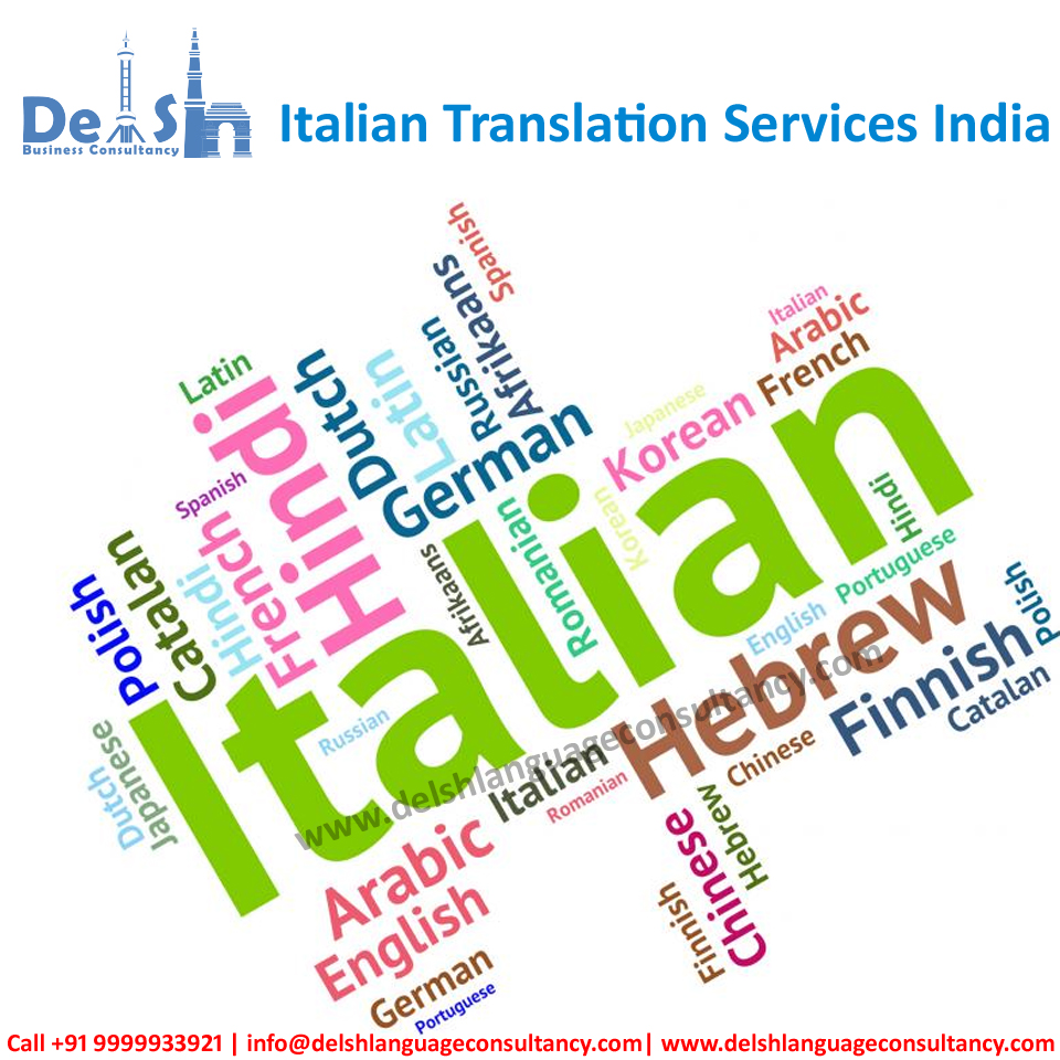 Looking for Italian Translation Services in Delhi, India ?