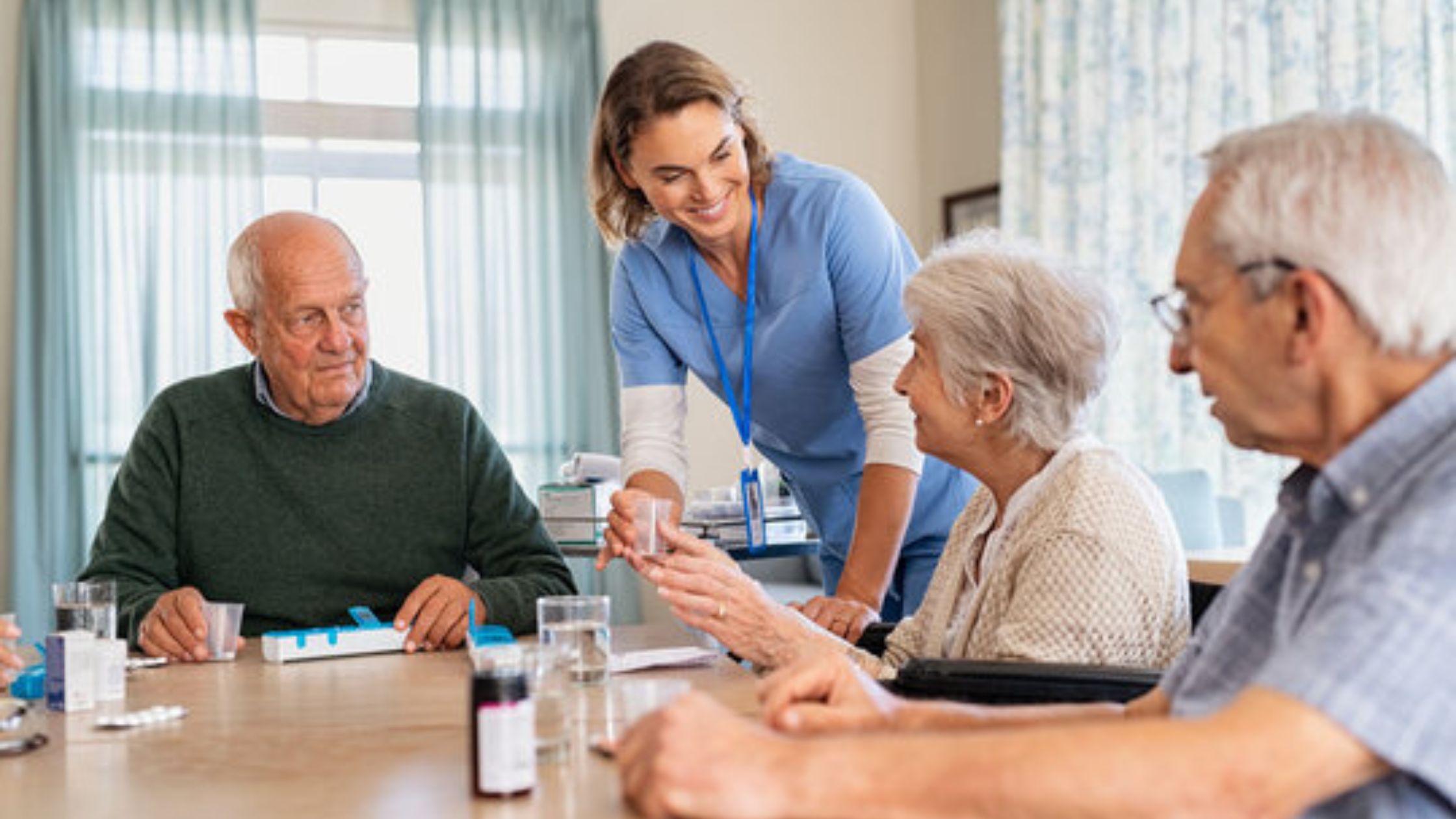 Finding Comfort Through Small Group Activities in a Memory Care Community