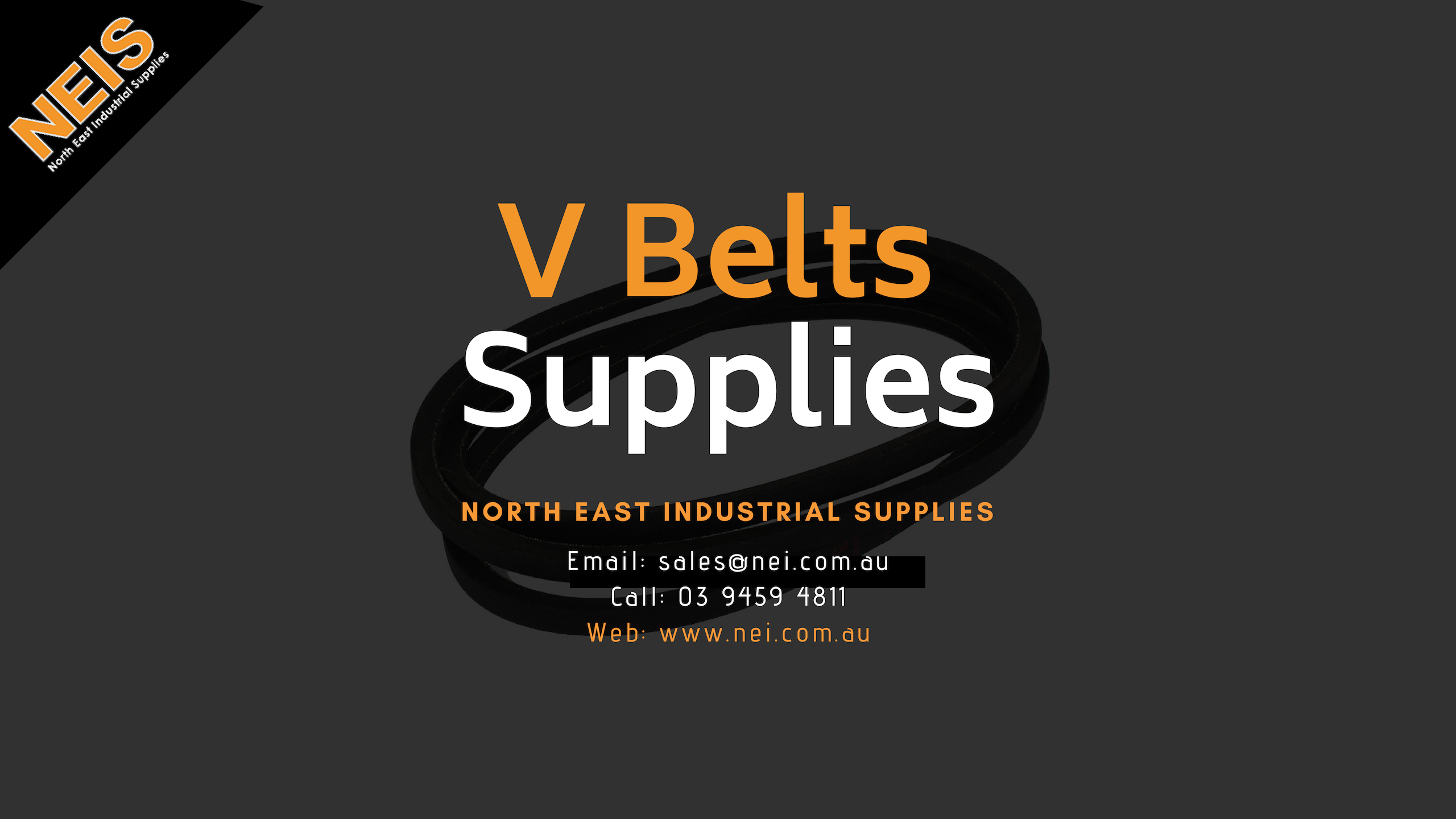 V Belts - North East Industrial Supplies