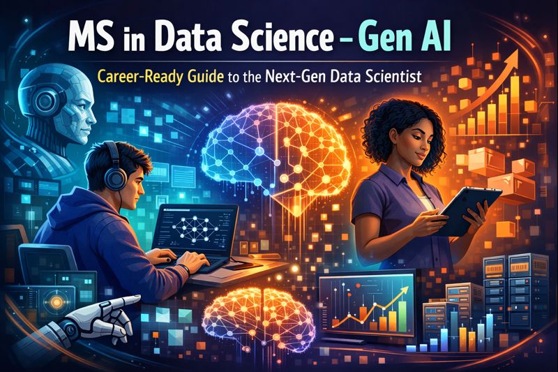 MS in Data Science-Gen AI: Career-Ready Guide to the Next-Gen Data Scientist