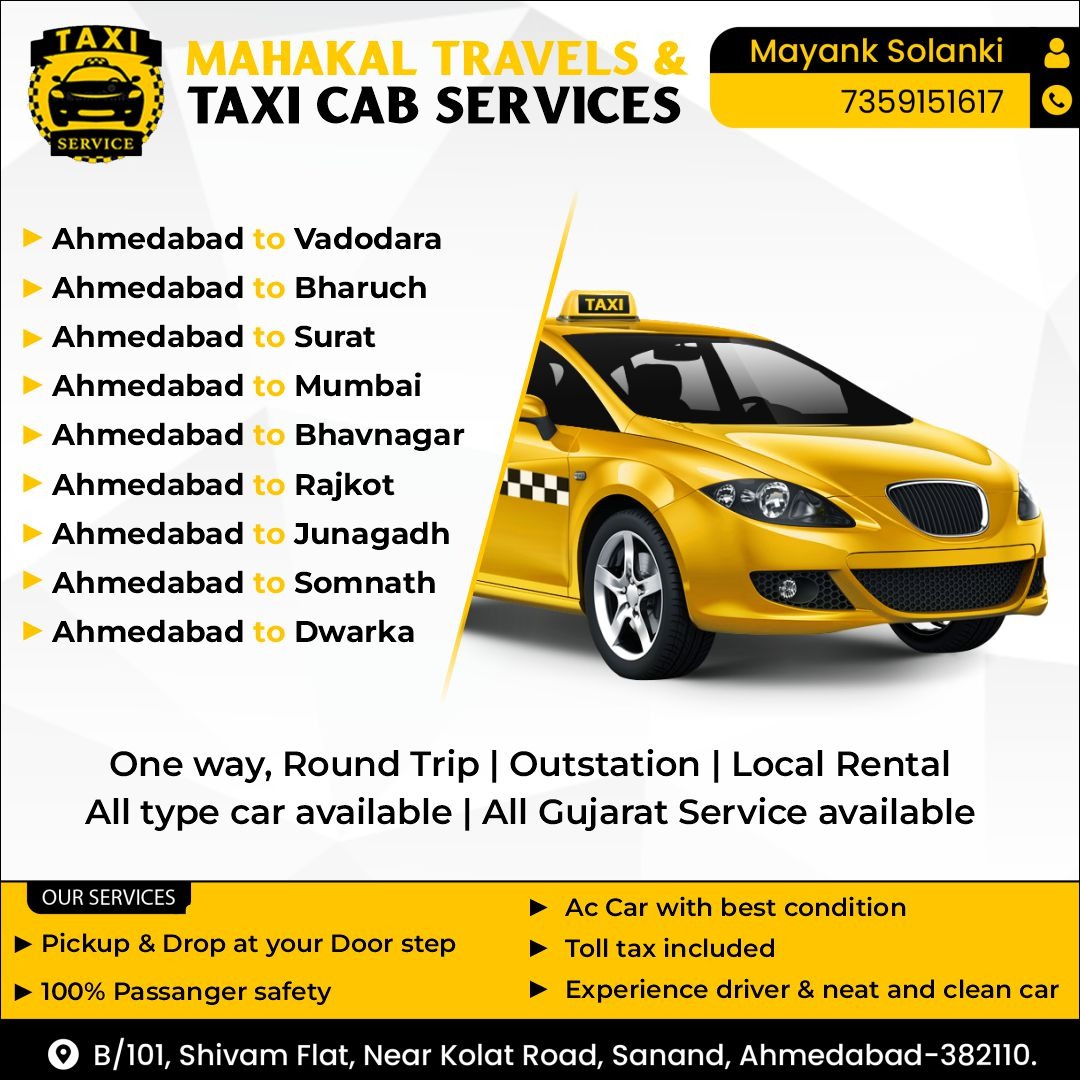The Best Guide to Book one Day Taxi Cab in Gujarat