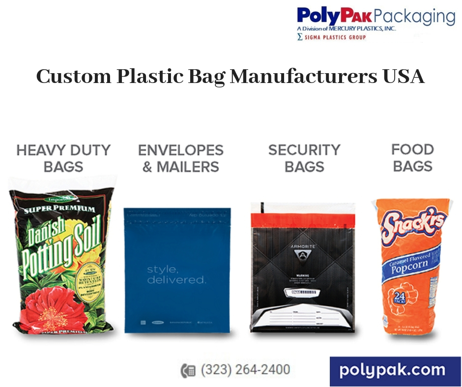 Contact Custom plastic bag manufacturer in USA