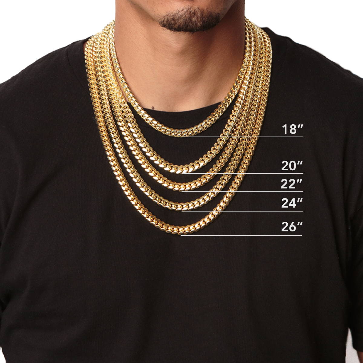 Style Essentials: Iced Out Cuban Links, Men's Earrings, and Gold Plated Chains