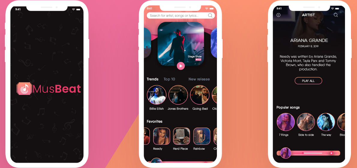 MusBeat - On-Demand Music & Live Streaming App Development | X-Byte Enterprise Solutions
