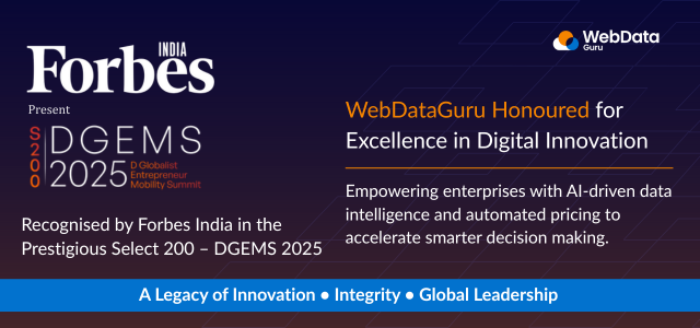 WebDataGuru Recognized in Forbes India Select-200 DGEMS 2025
