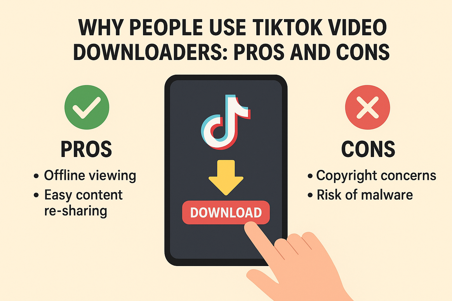 Why People Use TikTok Video Downloaders: Pros and Cons