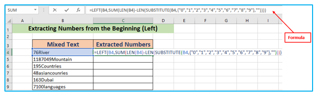 What is Excel Extract Number from String?
