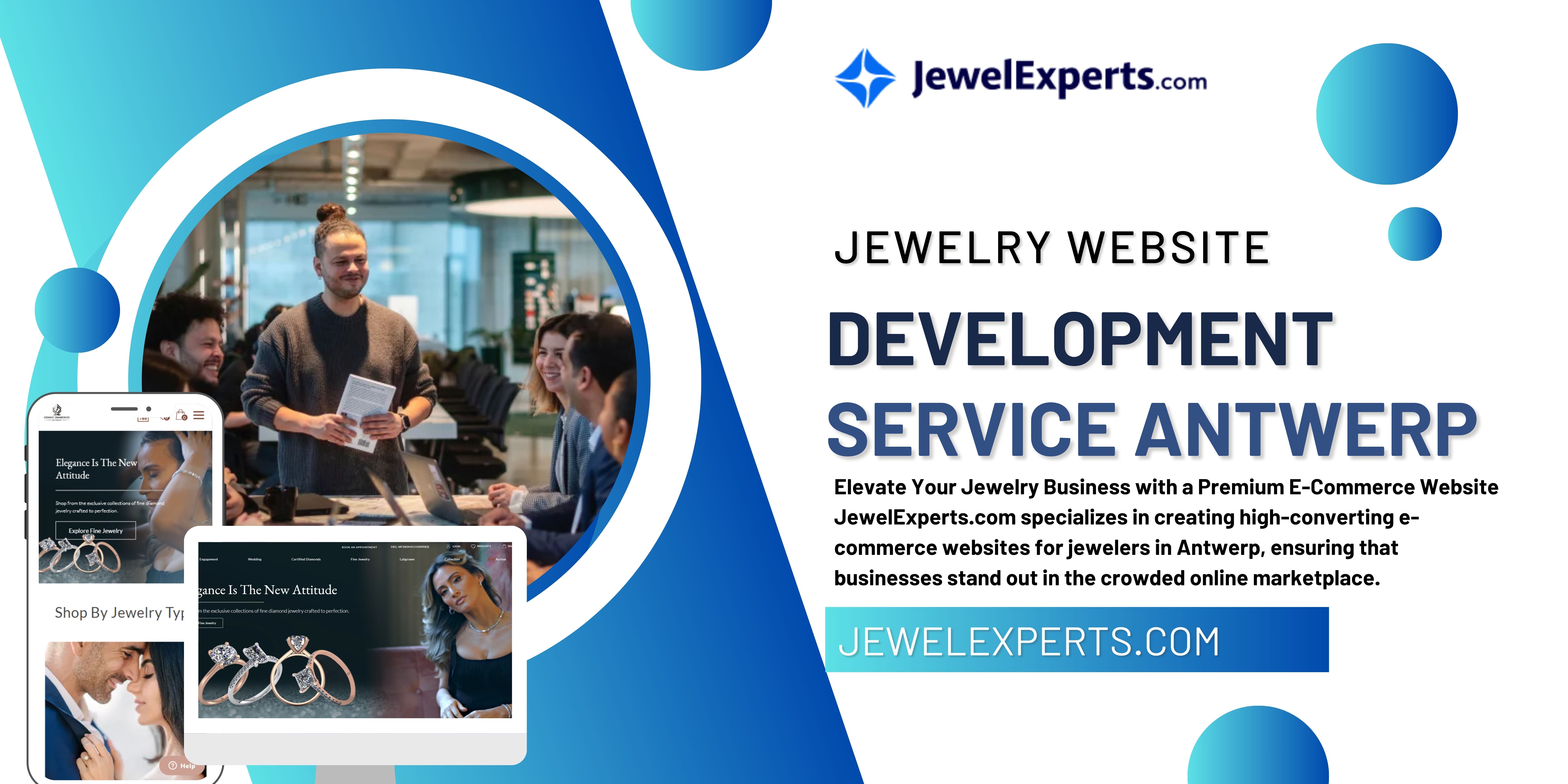 Jewelry Website Development Service Antwerp — JewelExperts.com