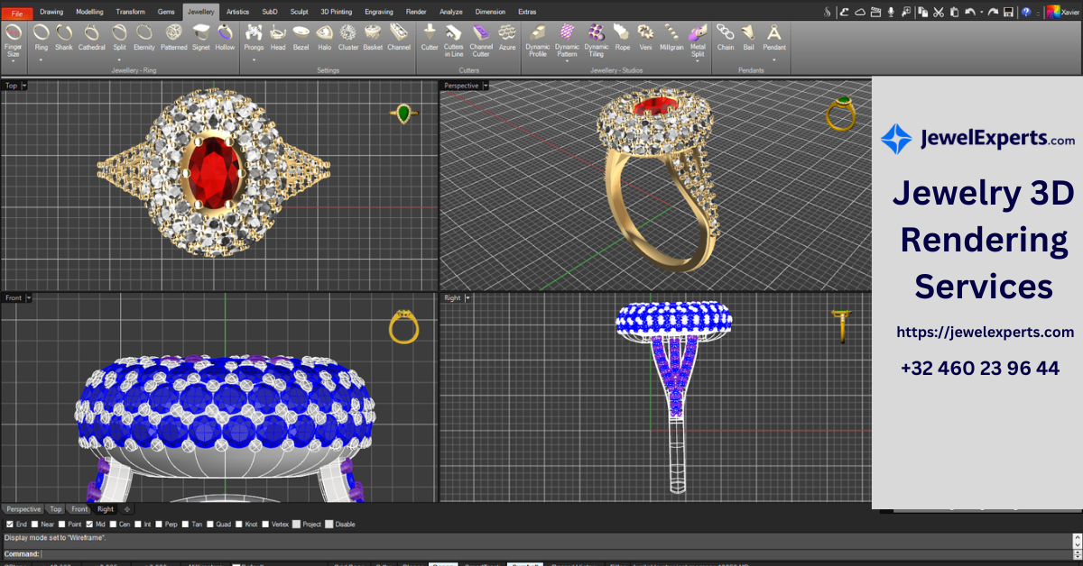 What are Jewelry 3D Rendering Services? Benefits in 2025