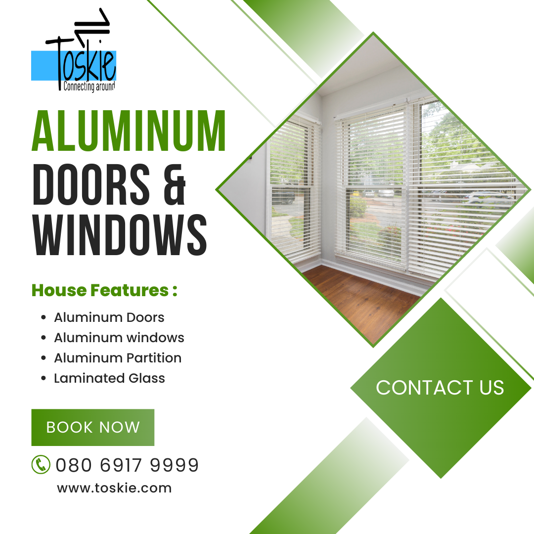 Top Benefits of Choosing Aluminum Doors and Windows in Hyderabad.