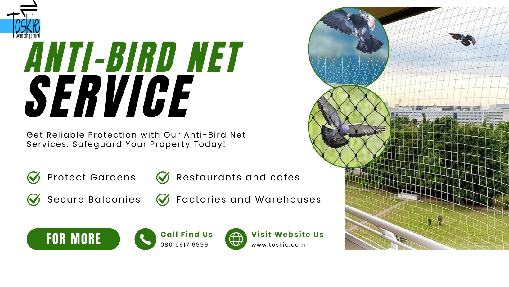 Effective Pigeon Safety Nets in Hyderabad: Keep Your Environment Bird-Free