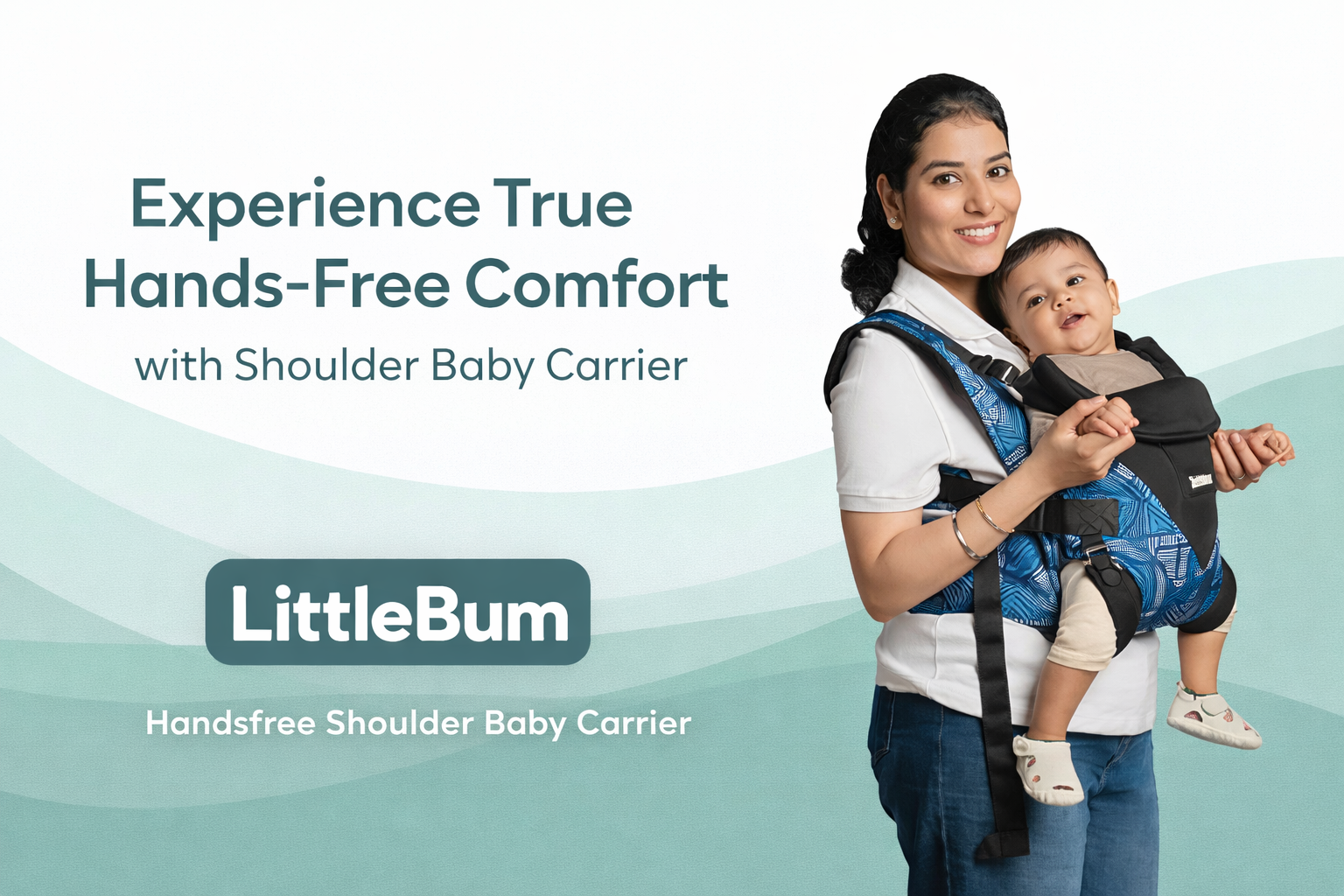 Experience True Hands-Free Comfort with Shoulder Baby Carrier